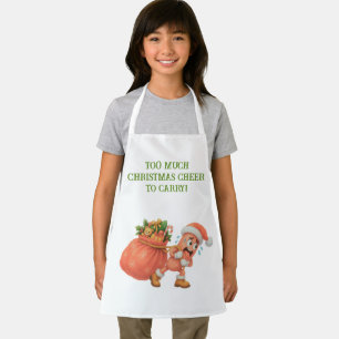 Too much Christmas Cheer to Carry! Salami Apron