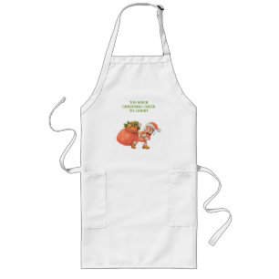 Too much Christmas Cheer to Carry! Salami Long Apron