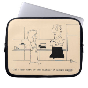Too Much Coffee Laptop Sleeve
