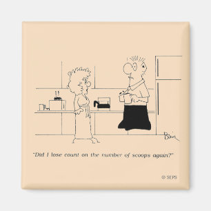 Too Much Coffee Magnet