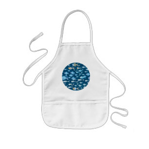 Too Much Fish Kids Apron