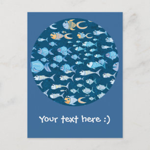 Too Much Fish postcard