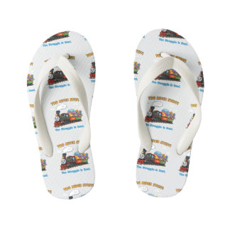 "Too Much Stuff" Happy Express Kid's Thongs