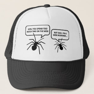 Too Much Time On The Web Trucker Hat