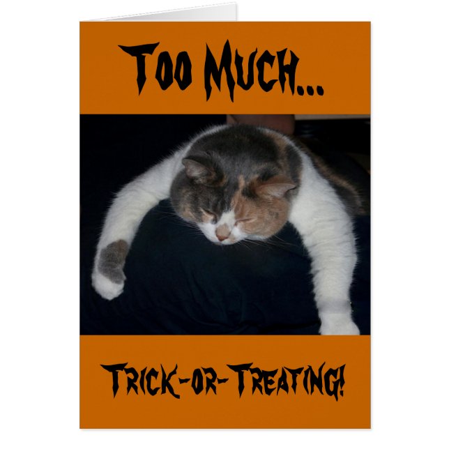 Too Much Trick-or-Treating! (Front)