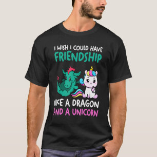 Too Pretty To Be Dragon So Unicorn Dragon Unicorn T-Shirt