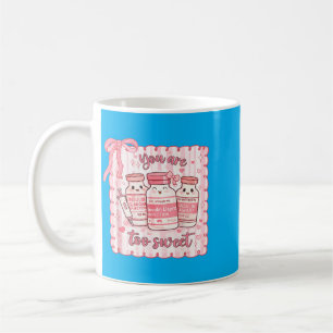 Too Sweet Funny Nurse Valentine Insulin Diabetes Coffee Mug