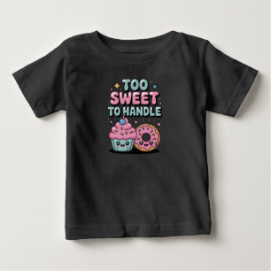 Too Sweet to Handle   Doughnut Baby T-Shirt