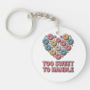 Too Sweet to Handle   Doughnut Kids Key Ring