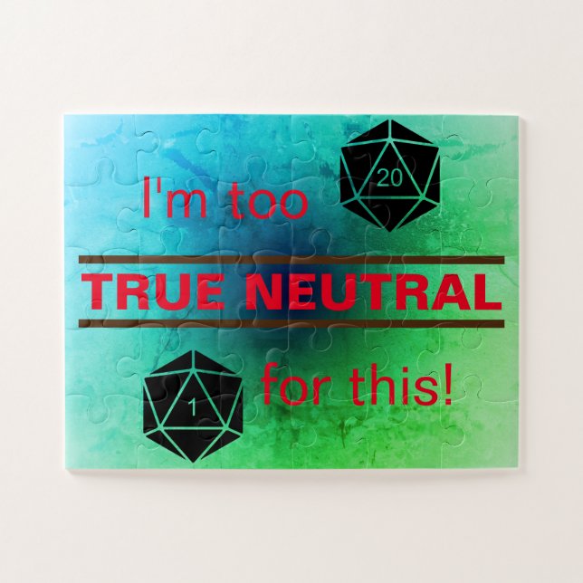 Too True Neutral Puzzle (Horizontal)