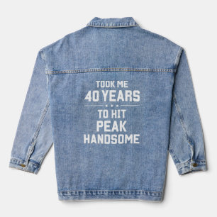 Took me 40 years to hit peak handsome denim jacket