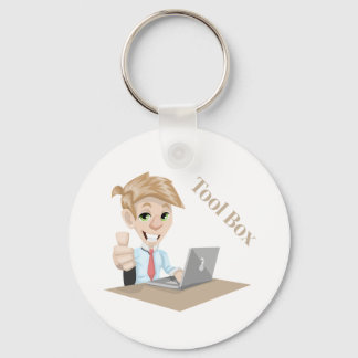 Tool Box Cartoon Key Ring