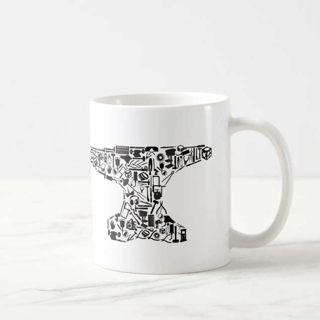 Tool-O-Rama Anvil Left-handed Mug (Right)