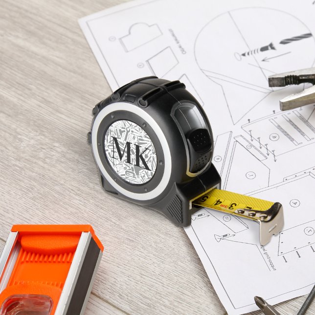 Tool Pattern Monogram Tape Measure 1 (Creator Uploaded)