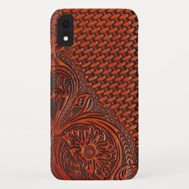 Tooled leather case (Back)