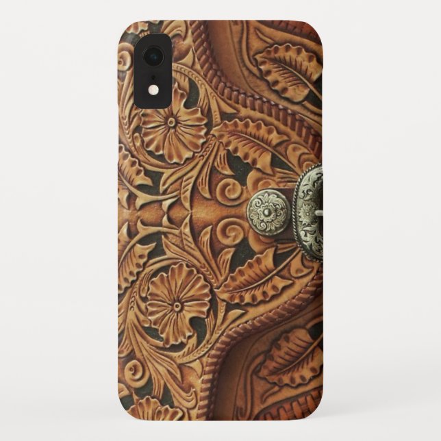 Tooled leather case (Back)