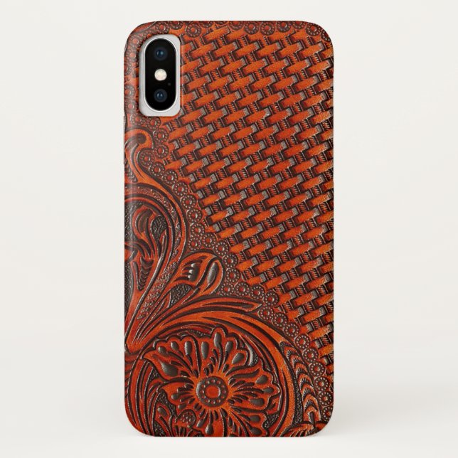 Tooled leather case (Back)