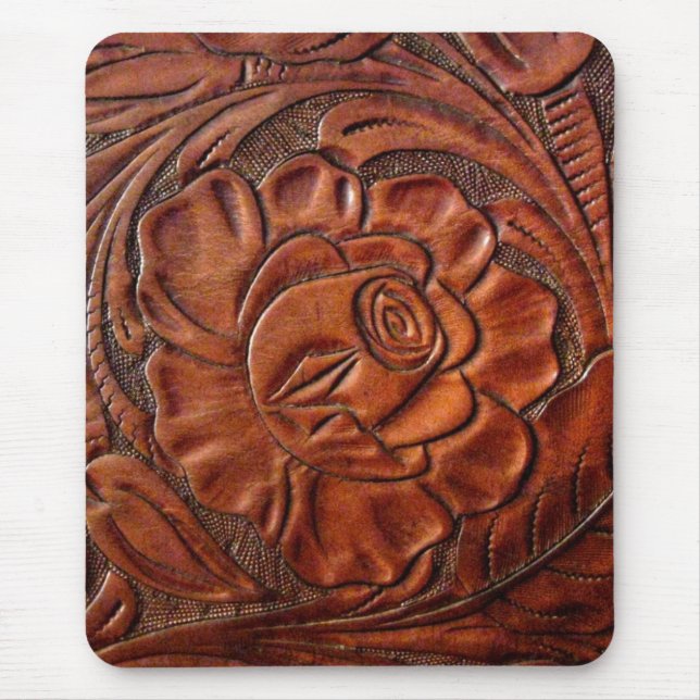 Tooled Leather Mousepad (Front)