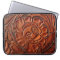 Tooled Leather Print Laptop Sleeve 13 Inch
