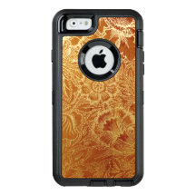 Tooled Western Leather Southwestern Amber Brown