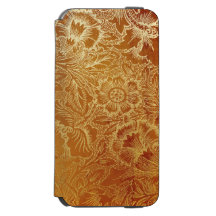 Tooled Western Leather Southwestern Amber Brown