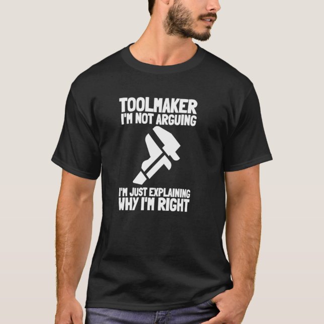 Toolmaker CNC Operator And Machinist T-Shirt (Front)