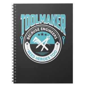 Toolmaker Statement Garage Workshop lover Notebook