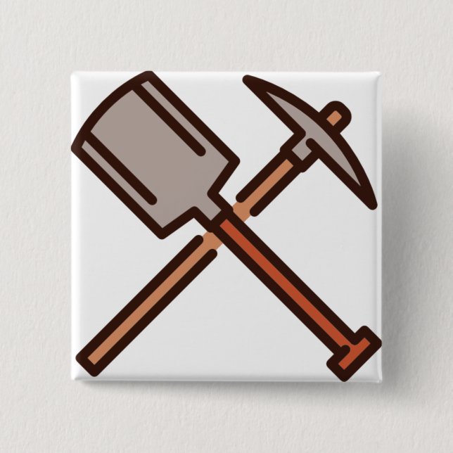 tools 15 cm square badge (Front)