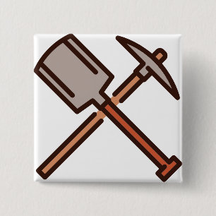 tools 15 cm square badge
