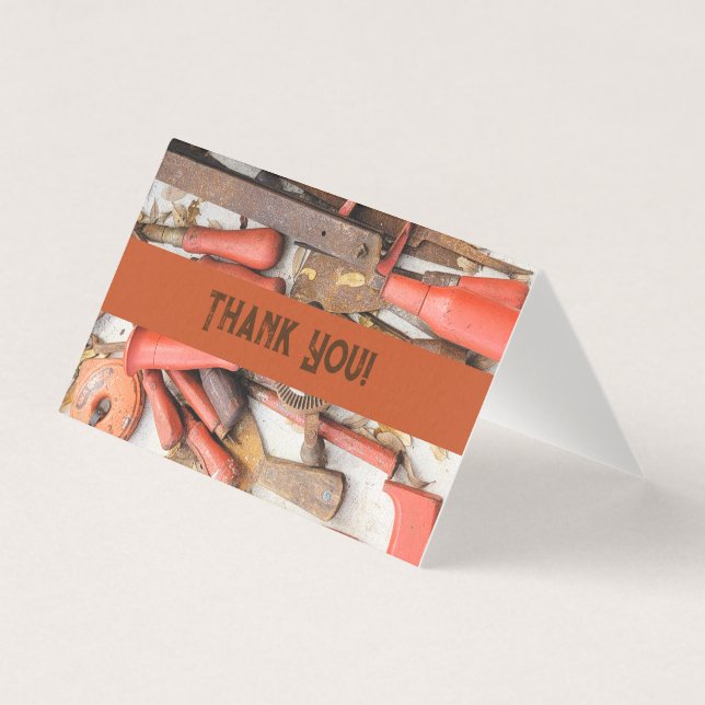 Tools Antique Rustic Red Man Tool (Front)