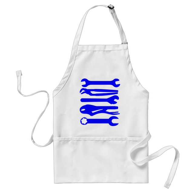 Tools - Blue Standard Apron (Front)