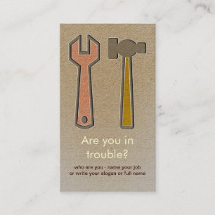 tools business card