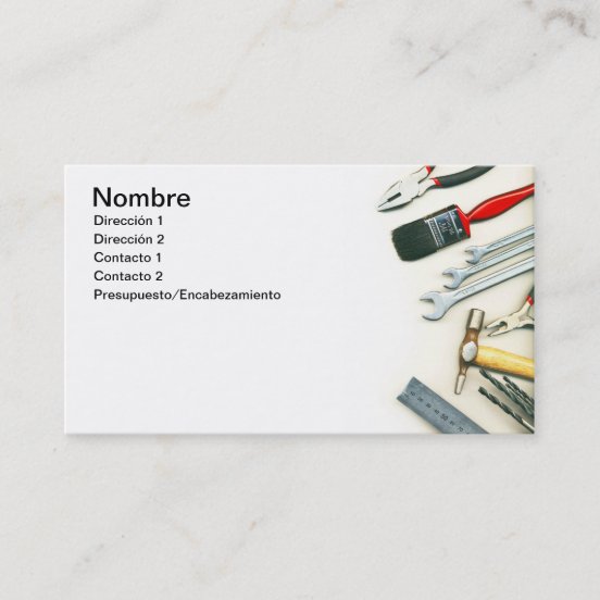 Hardware Business Cards Zazzle AU