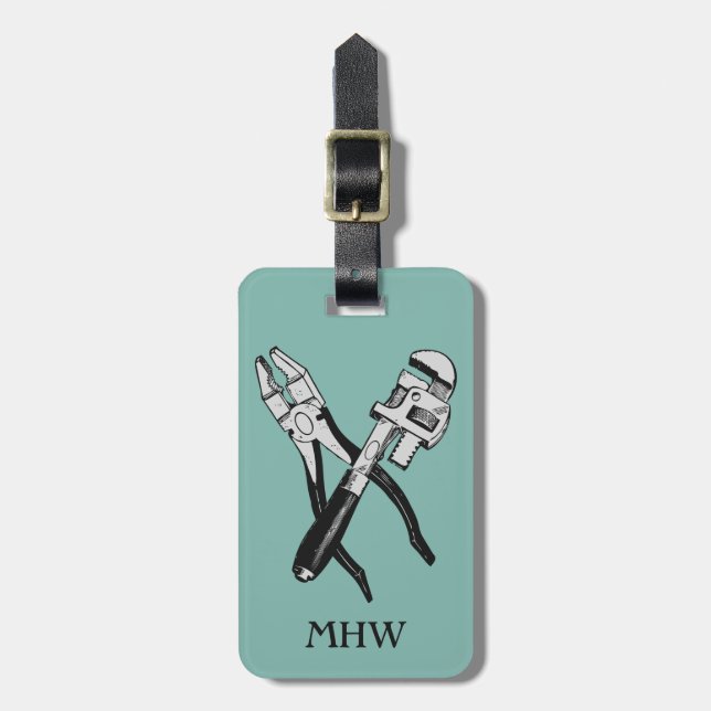 TOOLS custom luggage tag (Front Vertical)