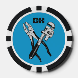 TOOLS custom monogram & colour poker chips