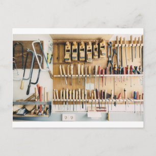 Tools DIY enthusiast Dad Fathers Day Postcard