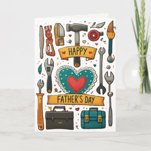 Tools for Dad Father's Day AI-art  Card