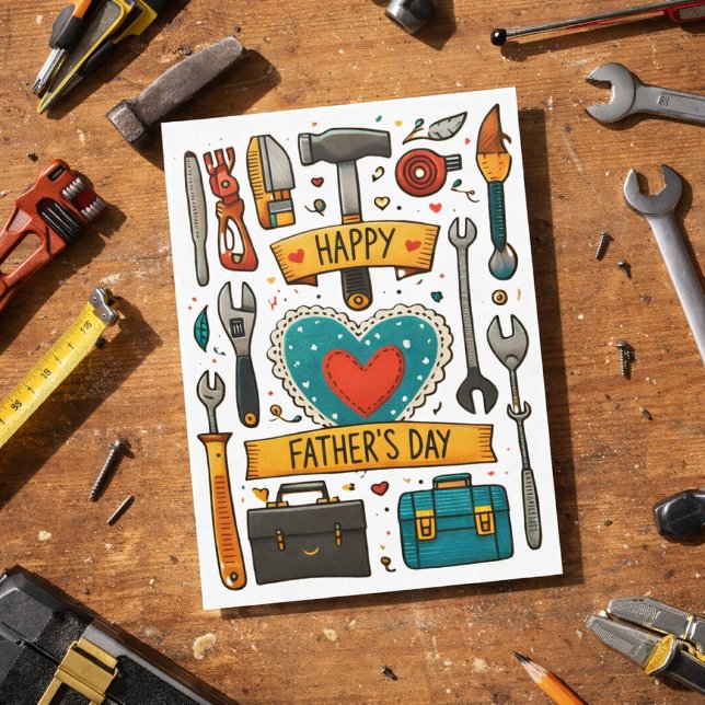 Tools for Dad Father's Day AI-art  Card (Creator Uploaded)