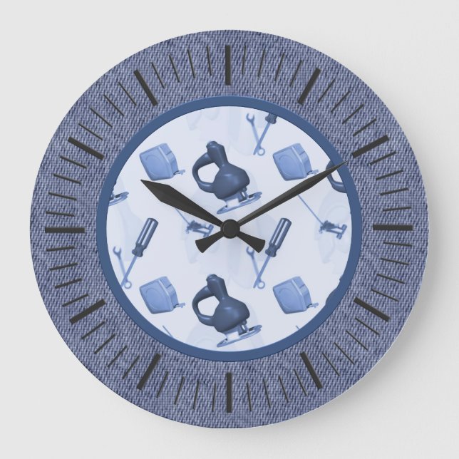Tools From The Garage Wall Clock (Front)