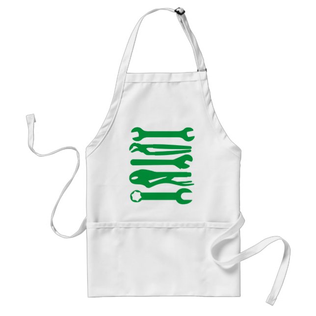 Tools - Green Standard Apron (Front)
