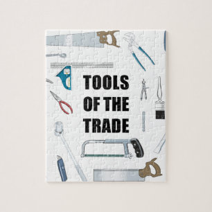 Tools of the trade: Hardware used by handyman Jigsaw Puzzle
