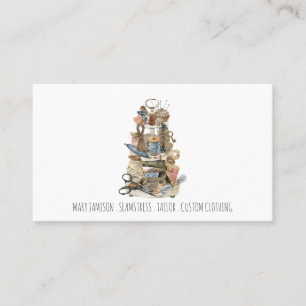 Tools Of The Trade Tailor Seamstress Business Card