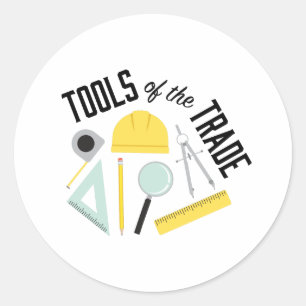 Tools Of Trade Classic Round Sticker