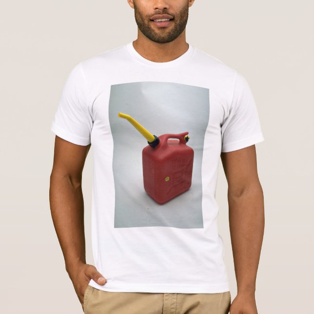 Tools of Trade- Red gas can T-Shirt (Front)