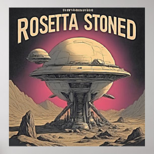Tool's Rosetta Stoned - Retro Sci-Fi Vibes Poster