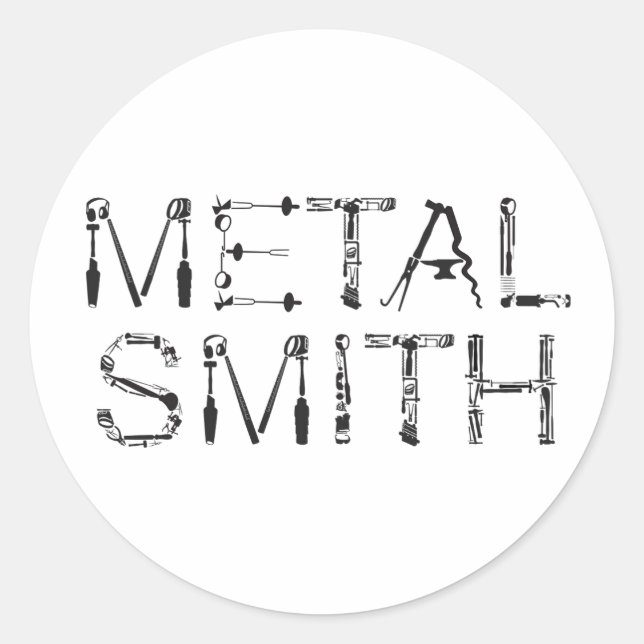 Toolvetica Metalsmith sticker (Front)