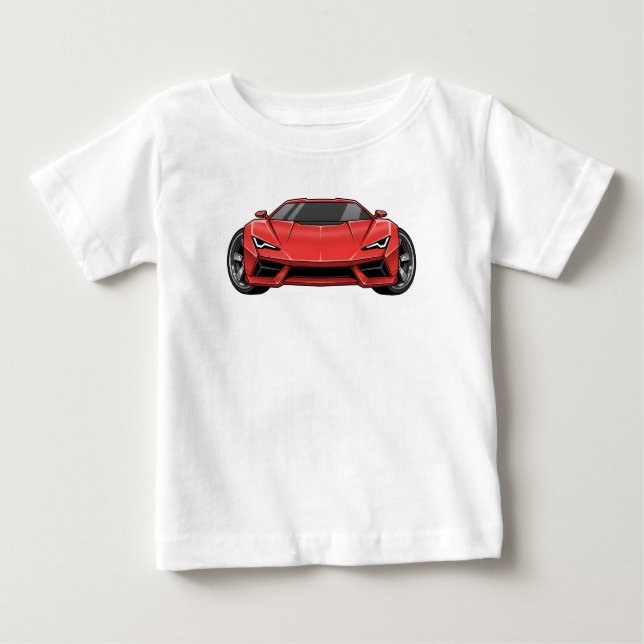 Toon Car Style Baby T-Shirt (Front)