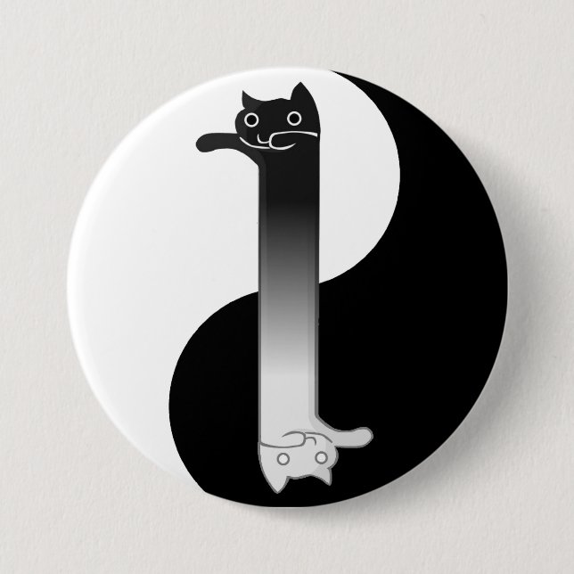 Toon Tao of Longcat 7.5 Cm Round Badge (Front)