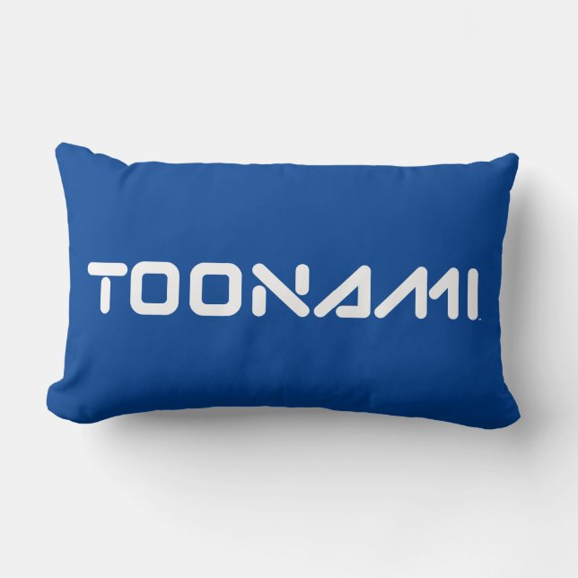 Toonami Digital Font Logo Lumbar Cushion (Front)