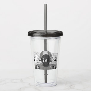Toonami TOM 5 Countdown Comic Bumper Acrylic Tumbler